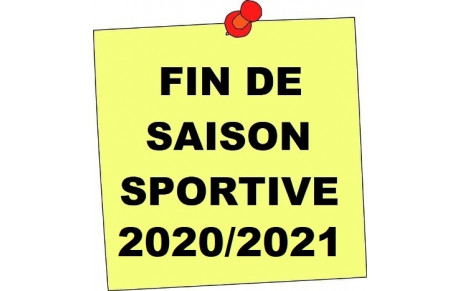 Fin de saison 2020-2021